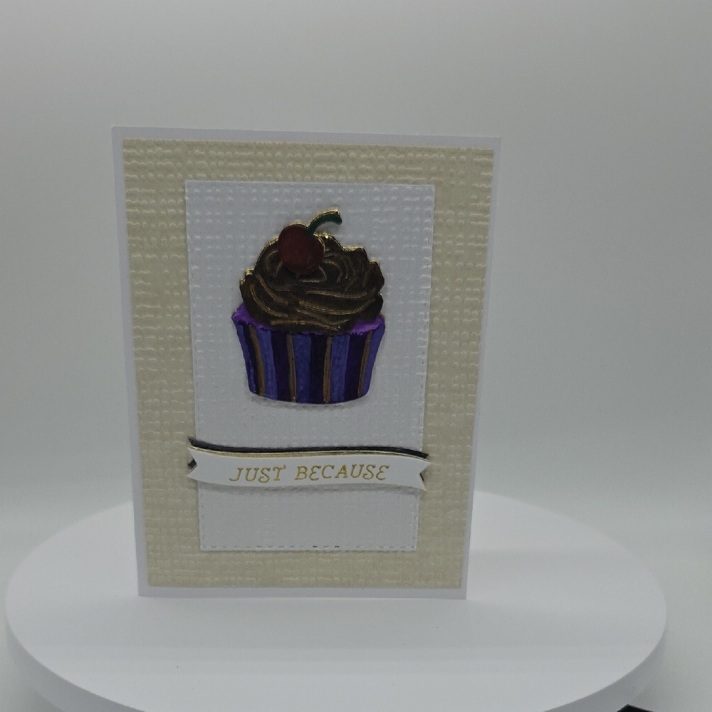 Just Because – Cupcake Greeting Card